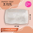 Paper Tray size M FOOD GRADE paper so it is safe and suitable for packaging 1