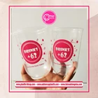 Screen printing of plastic PP cups 16 oz oval 8 gr 1