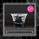 Sablon Gelas Plastik 10 oz + Kemasan Es Cream Gelato Custom 3