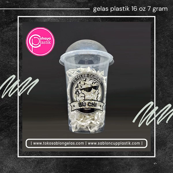 16 oz 7 gram plastic cup screen printing PP cup