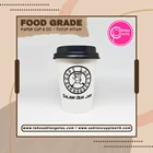 8 oz paper cup With a capacity of + - 200 ml It is suitable for packaging hot coffee cappuccino 1
