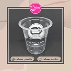 Sablon gelas plastik 14 oz oval 7 gram + Kemasan Minuman Kekinian + Sablon Custom Cup Plastik + Ice Coffee Cup 2