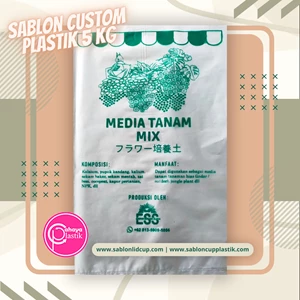 Sablon Custom Plastik Produk Plastik Pertanian + Sablon Plastik 5 kg + Kemasan Pupuk Organik