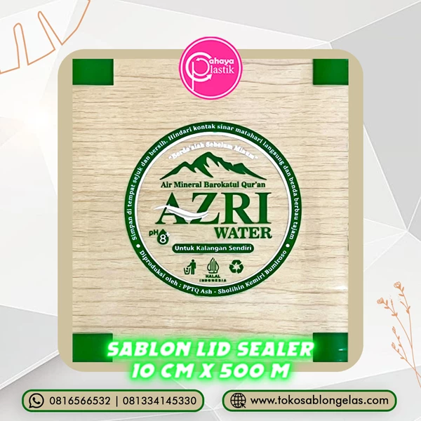 SABLON SEALER PLASTIK 10 CM X 500 M + SEALER PLASTIK PRESS KEMASAN MINUMAN SARI BUAH