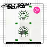 SCREEN PRINTING 1 COLOR PLASTIC SEALER 10 CM X 500 M