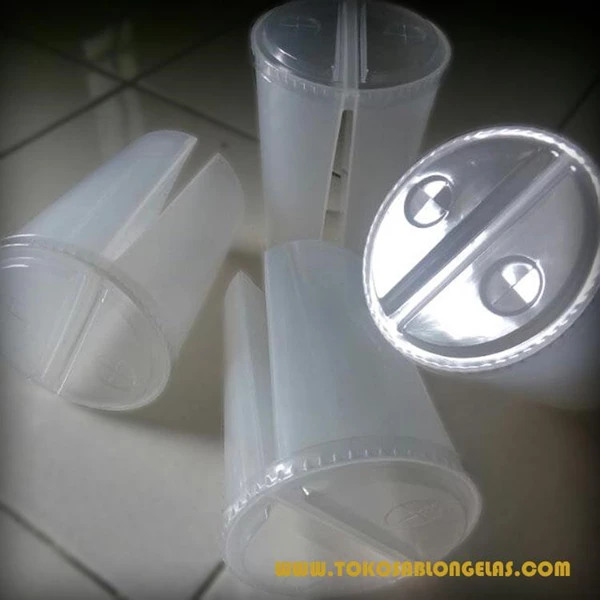 Gelas Plastik ( Twin Glass)