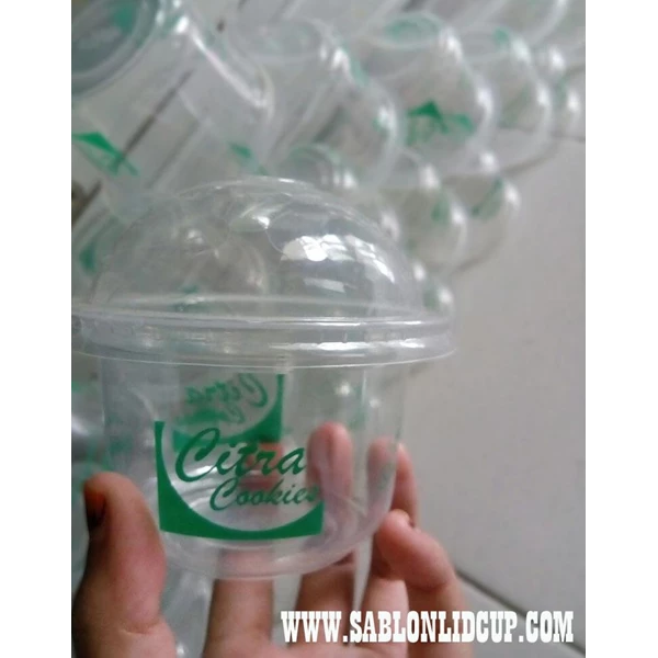 Sablon Cup atau Gelas Plastik 7 oz
