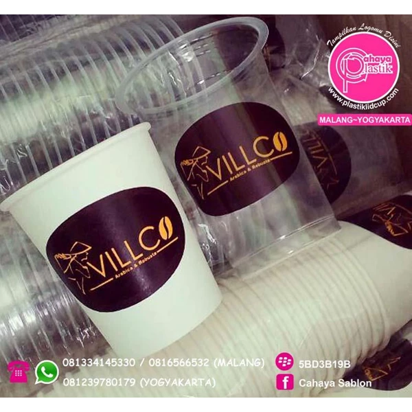 Paper Cup Screen and Plastic Glass 2 colors