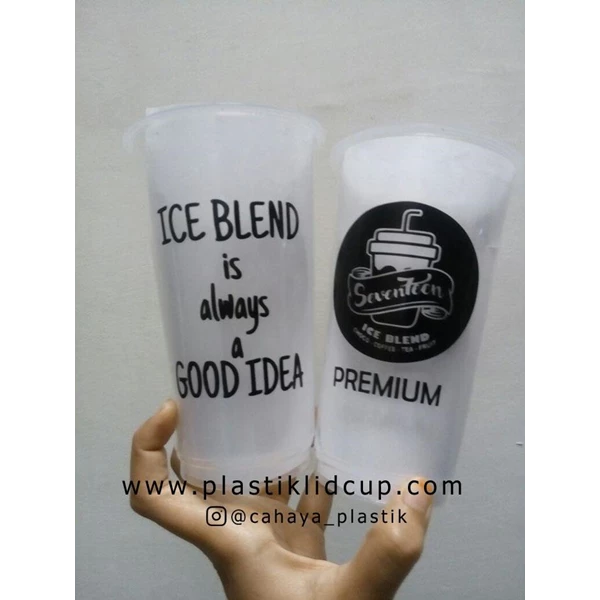 22 oz Plastic Glass (Cup Ice Jumbo)