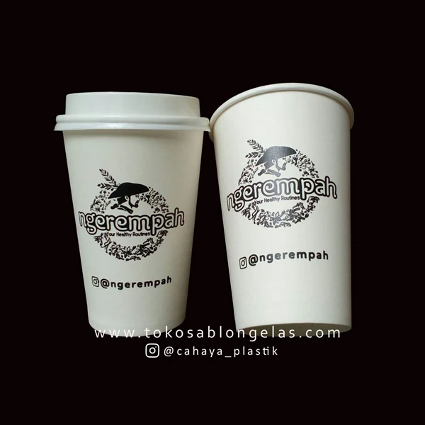 Screen Paper Cup 16 oz (Cup hot drink)
