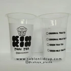Sablon Gelas Plastik 16 oz 7 gram ( Cup thai tea ) 1