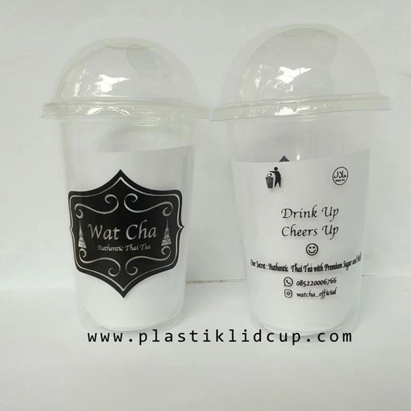 Sablon Gelas Plastik ( Cup Thai Tea )
