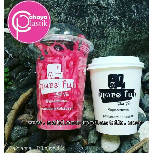 Printing Paper cup 9 oz and Plastic Glass 14oz