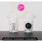 Plastic Cups with 2-sided 1-color screen printing  1