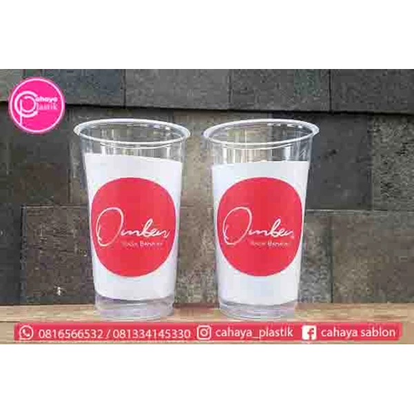 22-star Starindo cup With custom screen printing 2 sides 1 color