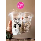 Sablon cup plastik 16 oz 7 gram dan tutup cembung (thai tea cup) 1