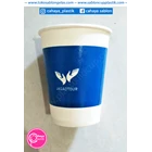 Sablon keliling paper cup 8 oz tanpa tutup (cup kopi) 1