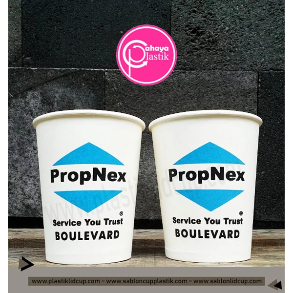 9 oz paper cup screen printing with a capacity of 250 ml