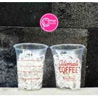 Sablon cup plastik 12 oz 8 gram tanpa tutup (KEMASAN TAKE AWAY KOPI KEKINIAN) 1