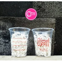 Sablon cup plastik 12 oz 8 gram PP (coffee cup)