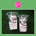 Sablon custom cup gelas plastik 16 oz 7 gram tanpa tutup  1