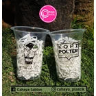 Sablon custom cup 14 oz 6 gram tanpa tutup (Kemasan es kopi kekinian) 1