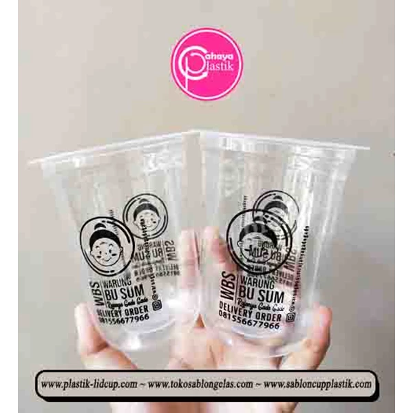 14 oz cup screen printing with quality PP plastic