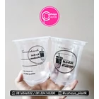 Sablon custom cup 14 oz oval 7 gram tanpa tutup (Kemasan MInuman Kekinian) 1