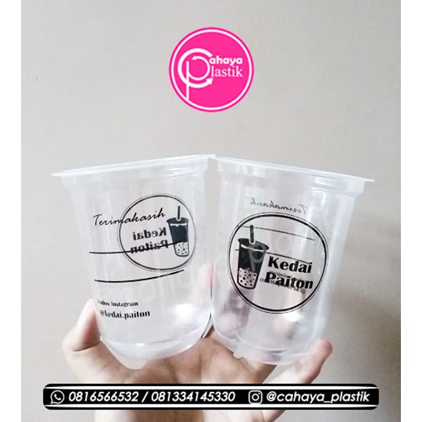  plastic glass screen printing 14 oz oval cup 7 gram
