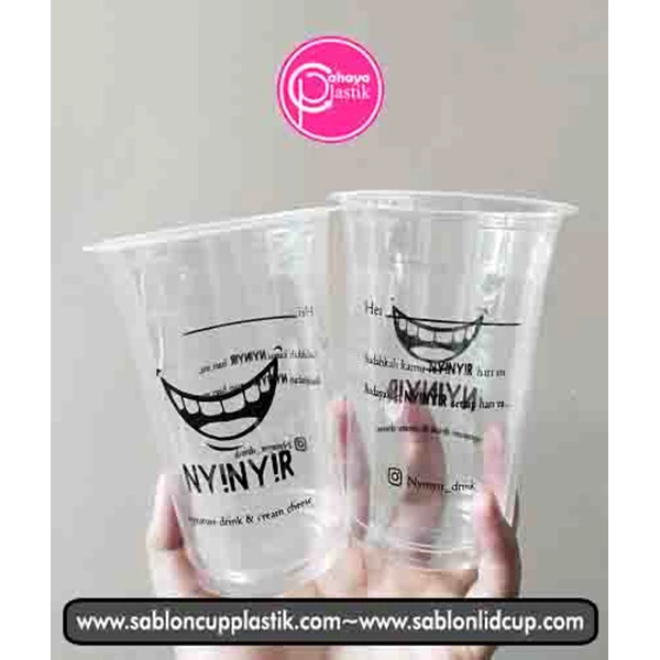  oz 7 gram plastic cup with grade A ink screen printing