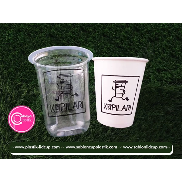 14 oz oval 8 gram plastic cups and 8 oz paper cups