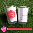Sablon cup 16 oz oval 8 gram tanpa tutup (KEMASAN OVAL KEKINIAN) 1