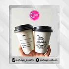 paper cup 8 oz screen printing with a capacity of 200 ml 1