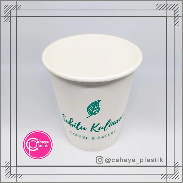 9 oz paper cup packaging. With a capacity of 250 ml