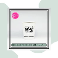 Sablon paper cup 9 oz + tutup HOT + KEMASAN CUSTOM HOT COFFEE