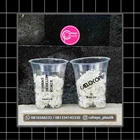 sablon cup gelas plastik + 12 oz SA 8 gram + tanpa tutup + ICE COFFEE PACKAGING 1