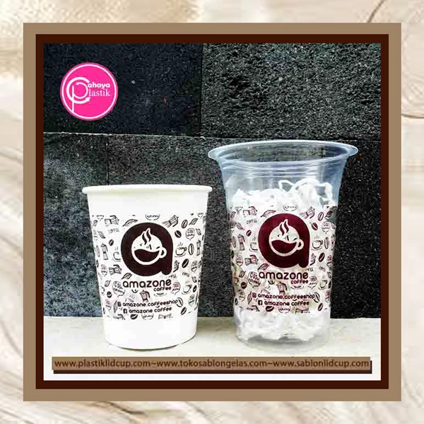 plastic cup packaging 14 oz 6 grams and paper cup 9 oz BEST SELLER