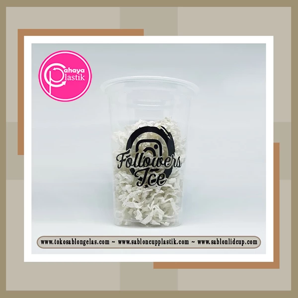 SA brand 16 oz 8 gram plastic cup. With PP plastic cups