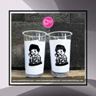 Starindo 22 oz plastic glass screen printing made from quality PP. 650 ml capacity 1