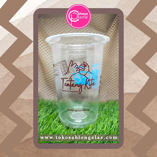 16 oz 8 gram plastic cup screen printing made from quality PP 