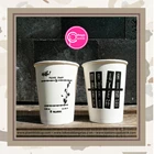 Sablon paper cup 8 oz tanpa tutup + Kemasan Minuman Hangat FOOD GRADE + Hot Coffee Packaging 1