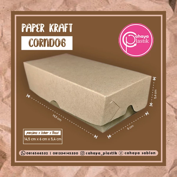 Print the contemporary Korean food corndog paper lunch box