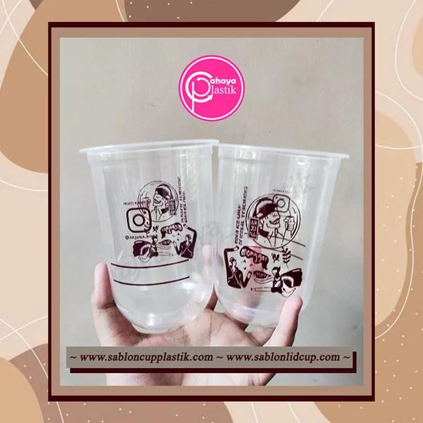 6 oz oval 8 gram plastic cup screen printing without lid